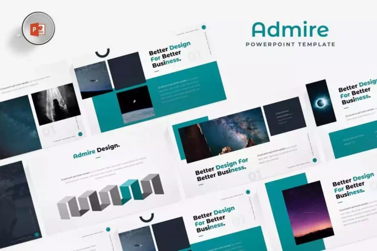 View Information about Admire Design Portfolio PowerPoint Template
