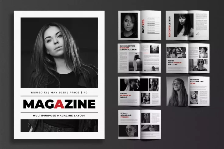 View Information about Multipurpose Magazine InDesign Template